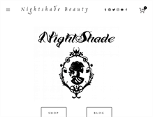 Tablet Screenshot of nightshadebeauty.com